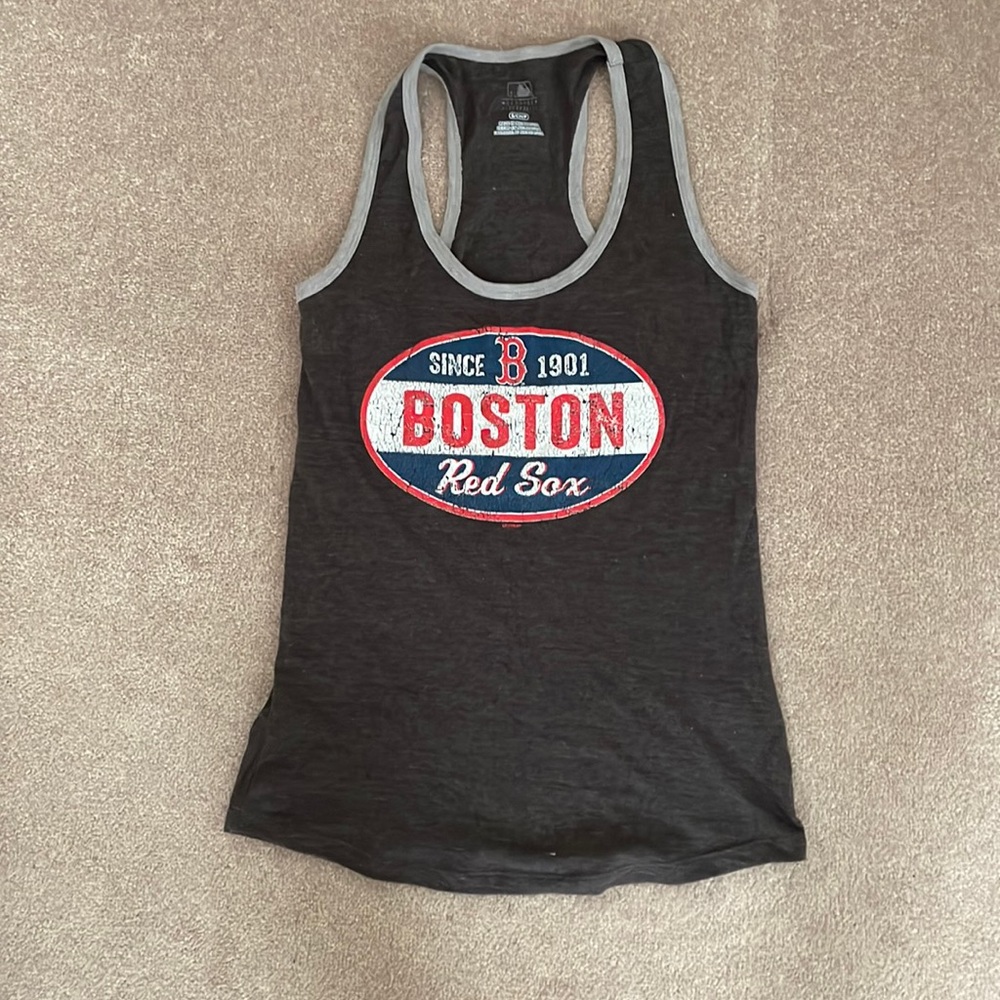 Red Sox razorback tank size small